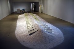 Robert Smithson 1969-70 Mirrors and Shelly Sand From Dallas Museum Of Art At New York Met Breuer Unfinished.jpg